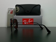 Ray-Ban RB3025 Aviator Classic Sunglasses Black 58mm Never Worn