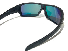 NEW Oakley TURBINE ROTOR Matte Black POLARIZED Galaxy Ruby Lens Sunglass 9307