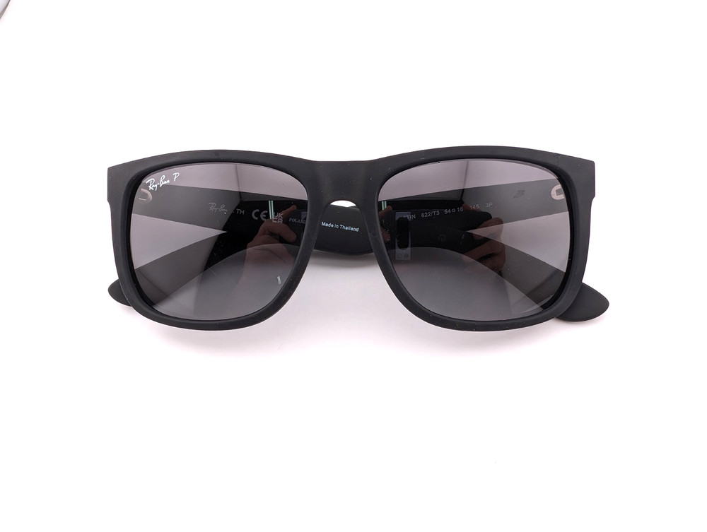 Ray-Ban Sunglasses, Polarized Lenses, Justin RB 4165 622/T3, 54-16-145, Thailand