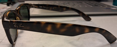 Ray-Ban RB2132 New Wayfarer Sunglasses Havana Frame green Gradient Lens 55mm UV