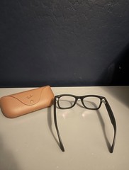 Ray-Ban Meta Gen 2 Smart Glasses Wayfarer Standard, Matte Black/Clear
