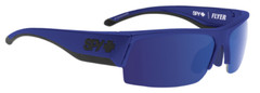 Authentic SPY+ FLYER Royal Blue Happy Bronze Dark Blue Mirror Lens Sunglasses