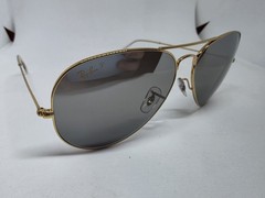 NEW RAY-BAN RB 3025 9196 G3 62MM AVIATOR LARGE METAL SUNGLASSES GOLD AUTHENTIC