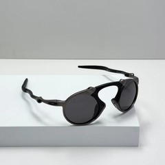 Oakley Madman OO6019 X-Metal Pewter Black Iridium Polarized New