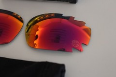 NEW GENUINE OAKLEY RACING JACKET/JAWBONE 30 YR POSITIVE +RED IRIDIUM LENSES