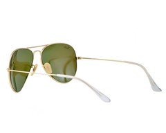 Ray-Ban Sunglasses RB3025 Aviator Flash Gold Frame Blue Flash Lens 58mm Unisex