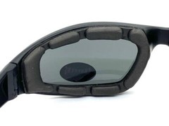 Men’s MOTORCYCLE Riding Padded Safety Protective SUN GLASSES GOGGLES Dark Lens