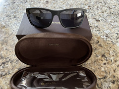 TOM FORD Mason FT0445 445 02D Matte Black Smoke Polarized Sunglasses 58mm New
