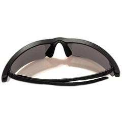 Men’s Epoch Black Frame Sunglasses with Polarized Smoke Lens