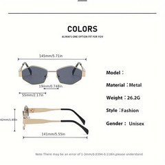 Vintage Punk Style Sunglasses Men Retro Round Metal Frame Women Sun Glasses