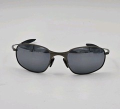 OAKLEY Metal Sports Wrap Sunglasses With Pouch