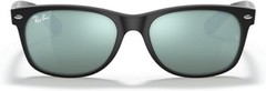 Ray-Ban RB2132 622/30 55 New Wayfarer Flash Silver Square Sunglasses