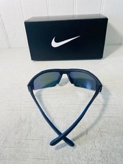 $149 Nike Skylon Ace Sport Sunglasses Obsidian Blue w Violet Lenses DV2151-451