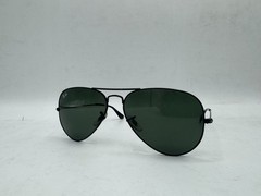 Ray-Ban Aviator Classic RB3025 Black Frame Metal Green 58 mm Lens Sunglasses