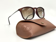Ray-Ban 54mm Chris Brown Polarized Sunglasses Gradient Sunglasses – Brown RB4187