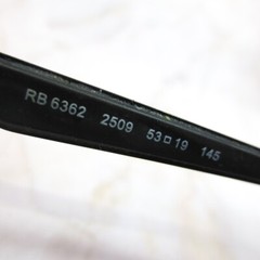 Ray-Ban Sunglasses Frame Unisex Adults Matte Black Plastic Full Rim Wrap