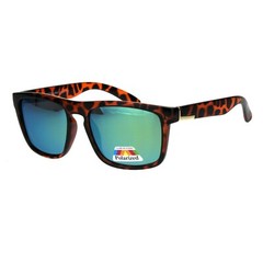 Polarized Lens Sunglasses Unisex Casual Fashion Square Frame Mirrored UV 400