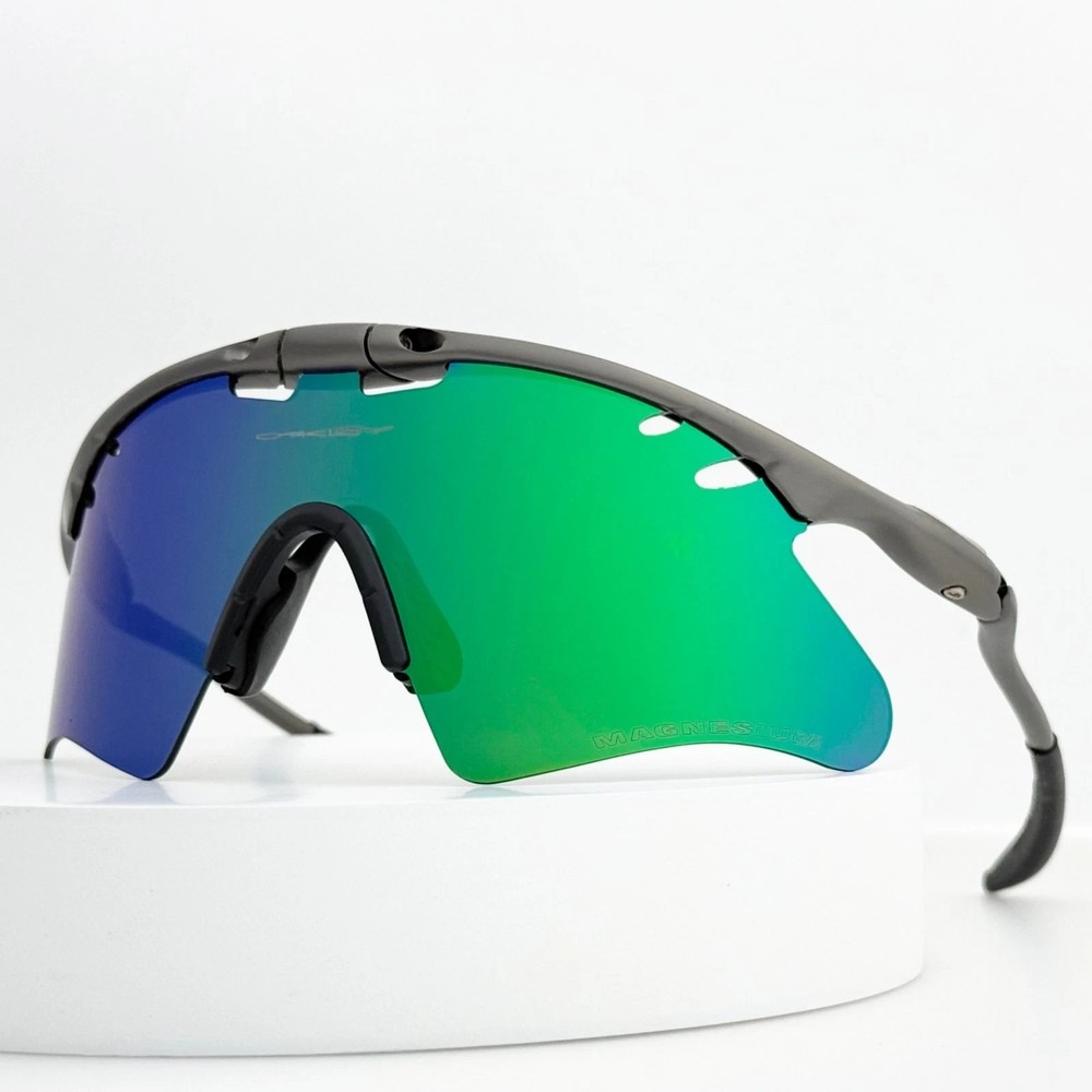 Oakley X-Metal Mag Sunglasses Gunmetal Frame Green Gradient Lens New