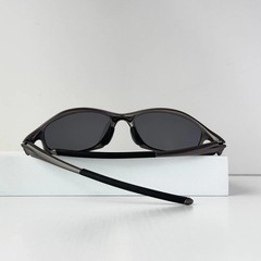 Oakley Hatchet X-Metal Sunglasses Gunmetal Frame Brown Lens Vintage Rare