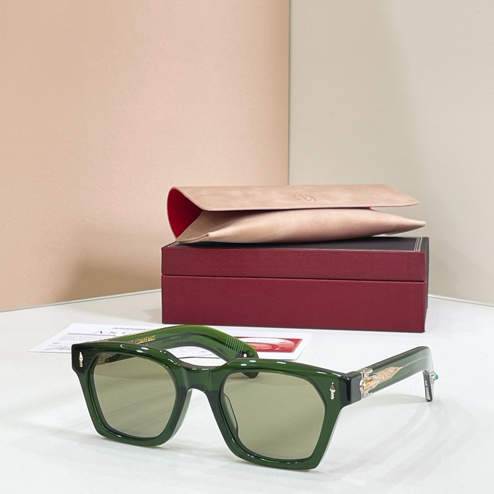 Jacques Marie Mage STERETT Unisex Eyeglasses Green/Green 52-22 145mm With Case