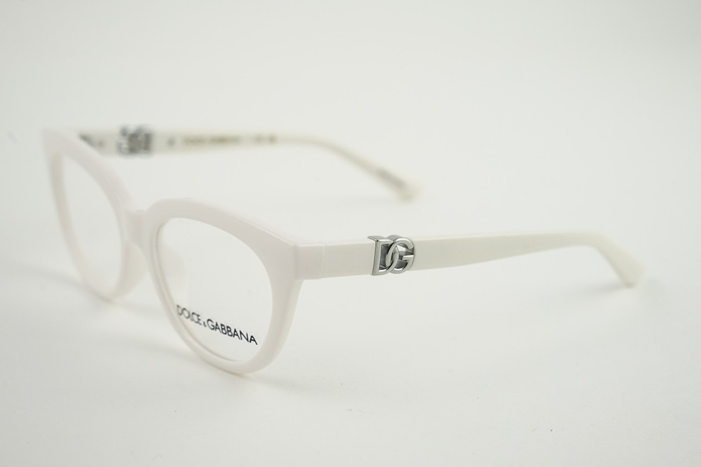 New! Kid’s Dolce & Gabbana DX 5005U 3312 48-15-130 Polished White Silver