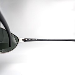 Ray Ban RB3102 Eyeglass Frames Unisex Silver Oval Wrap Bausch and Lomb Vintage