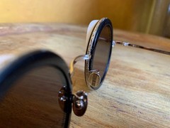 USED CUTLER AND GROSS ROUND SUNGLASSES 1277 C:01 44MM