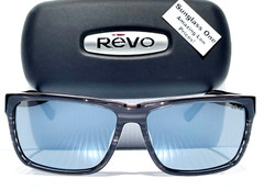 NEW Revo WINSTON Shiny Grey Horn POLARIZED Grey Lens Sunglass 1242 00 GY