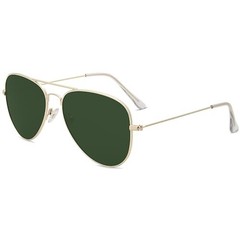 Polarized Aviator Sunglasses Stainless Steel Frame UV Protection Men Women