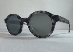 THOM BROWNE Sunglasses TBS411-47-03 GRT Gray Havana Round Mirror Japan~47-24-147
