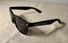 SKREWBALL Whiskey Branded Black Sunglasses With UV Protection *BRAND NEW*
