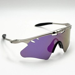 Oakley Mag X-Metal Sunglasses Silver Frame Blue Lens New Rare
