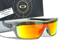 NEW Oakley TURBINE ROTOR Matte Grey POLARIZED Galaxy Ruby Lens Sunglass 9307