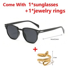 Oval Sunglasses Irregular Retro Gradient UV400 Classic Unisex Outdoor Eyewear