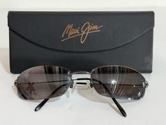Maui Jim Sunglasses MJ-506-02 Titanium With Case Frames Only
