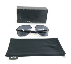 Oakley Sunglasses Gauge 8 OO4124-0162 Matte Black Aviator Frames w/ Grey Lenses