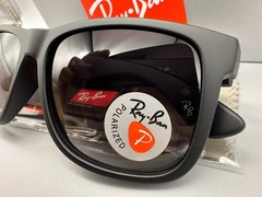 NEW Ray-Ban Justin Grey Gradient Polarized Men’s Sunglasses RB4165 622/T3 54mm