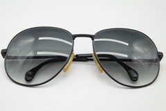 Vintage sunglasses Zeiss 5343 725 black oval sunglasses eyeglasses