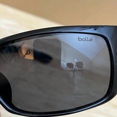 Bolle Guide 11604 Sunglasses Polarized Shiny Black Men’s Sport Wrap