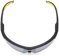 Ironman Men’s Tenacity Sunglasses Wrap, Matte Black Rubberized, 52 mm