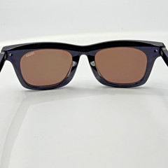 Ermenegildo Zegna Sunglasses EZ0270-F 20E Black Square Frame Brown Lens 52mm New