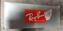 RB2140 6614/R5 RayBan Wayfarer Transparent Gray Frame Gray Lens 54MM