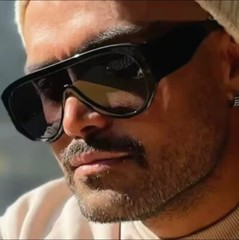Brand Italy Designer Sunglasses Fashion Frame Pilot Luxury Style Celebrity Black