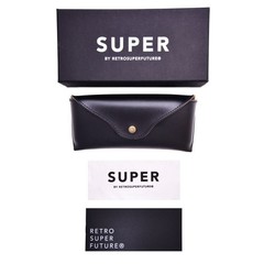 RetroSuperFuture Tuttolente Giaguaro 001/R SU18 Sunglasses Red/Solid Blue 63mm