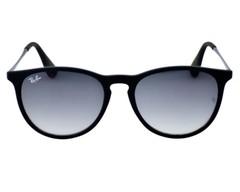 Ray-Ban Women Sunglasses RB4171 Erika Matte Black Frame Grey Gradient Lens 54mm