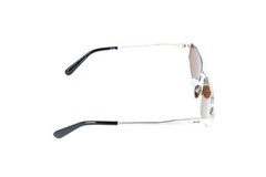 Quay Pit Stop Silver Aviator Sunglasses 56-17-145