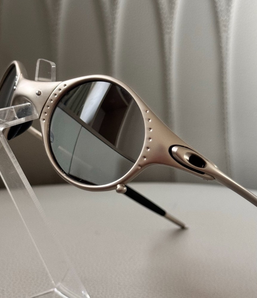 Oakley X-Metal Mars Silver Frame Silver Lens Sunglasses, Unisex, Rare Model*