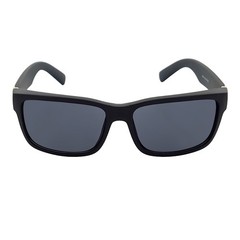 ENZO – Modern Sports Thick Square Sunglasses Matte Black Smoke