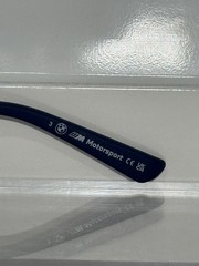 BMW BS0026 02M Black Stainless Steel Metal Polarized Blue Unisex Sunglasses