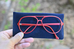 vintage Bolle DG Nylon RX Aviator Glasses Frame Burgundy Nylon Frame